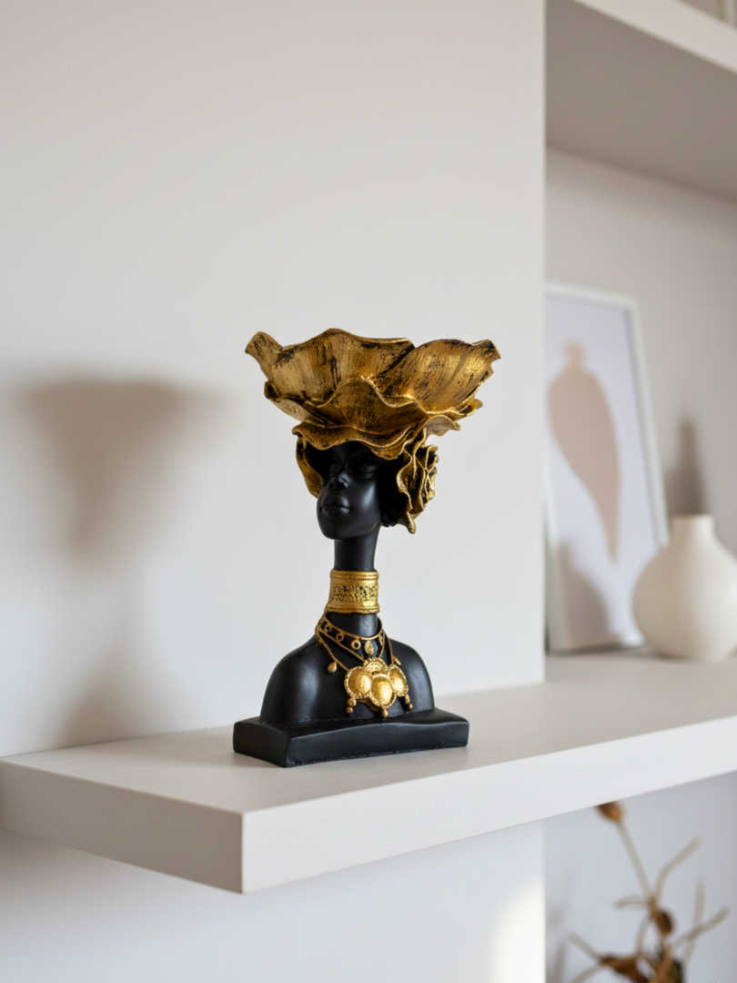 Posh Petal Crown Diva - Premium Handcrafted Showpiece