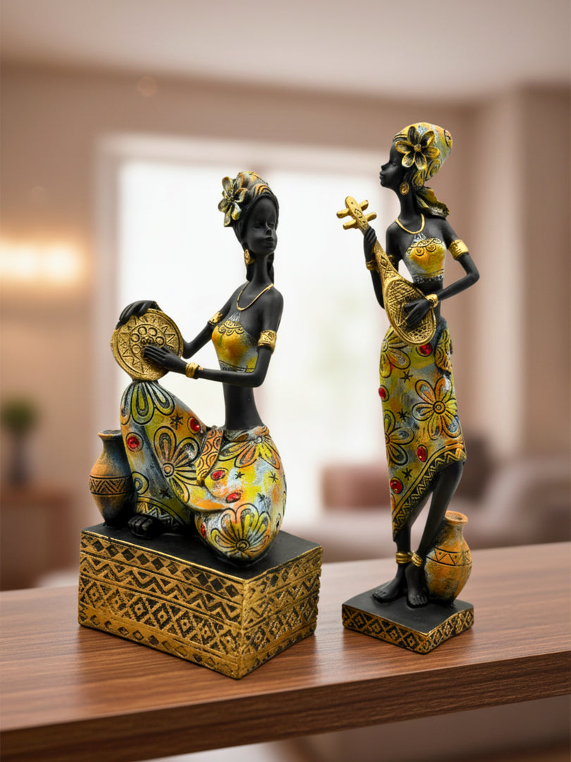 The Symphonious Singing Duo  - Premium Polyresin Figurines