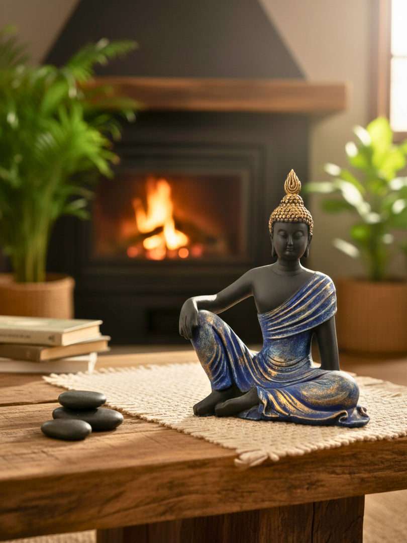 Bhoomiprastha Buddha - Premium Polyresin Idol