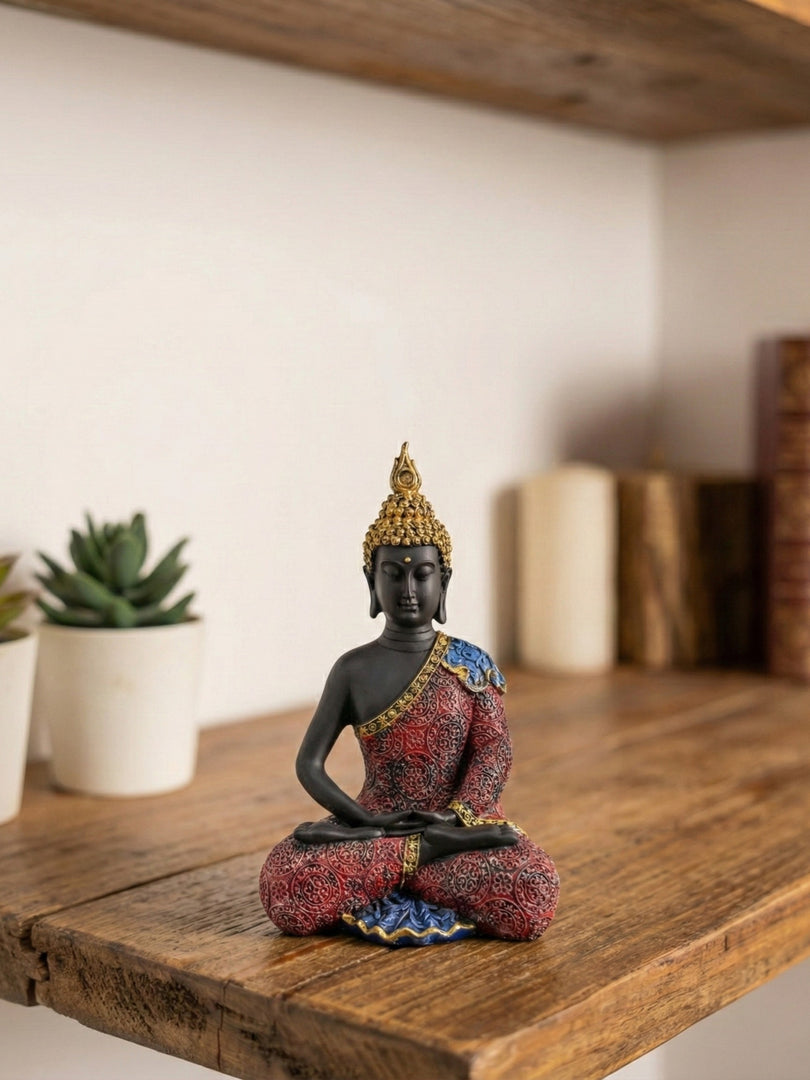 Meditating Buddha - Premium Polyresin Idol
