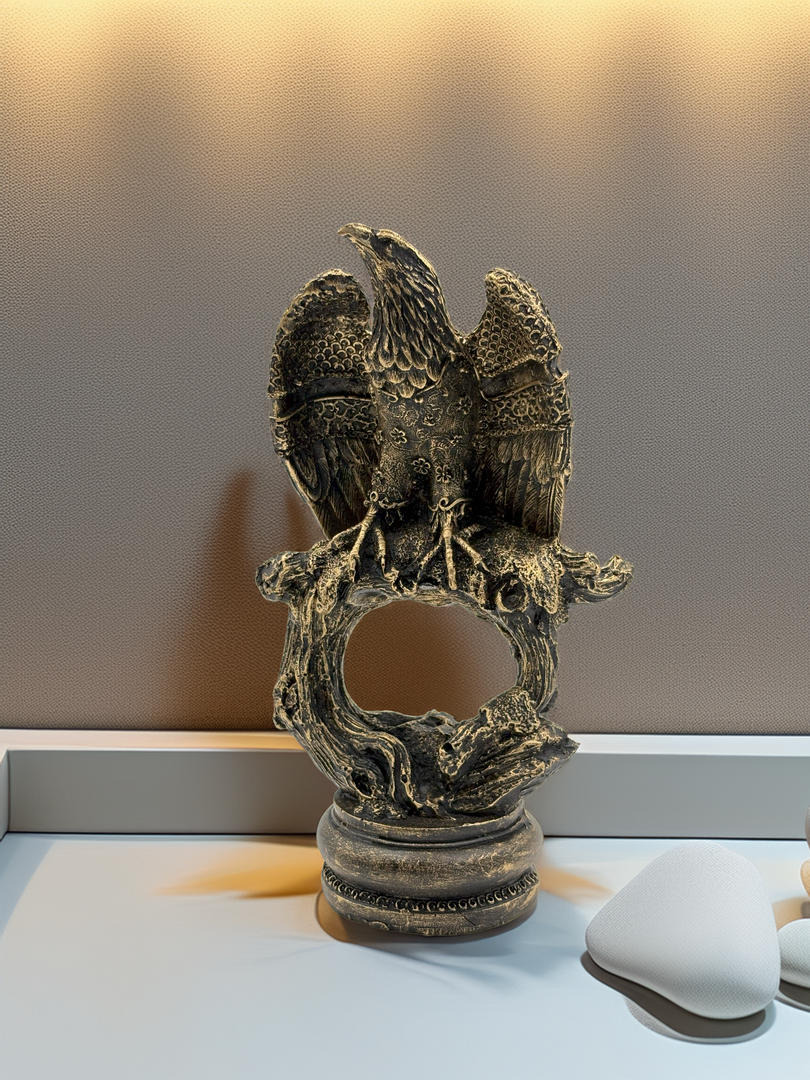 Perched Eagle - Premium Handcrafted Figurine