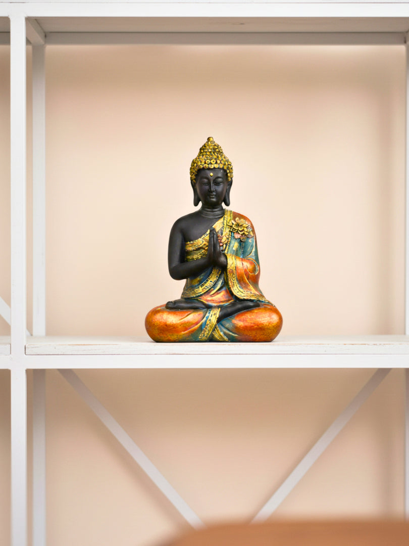 Namaskara Buddha  - Premium Polyresin Idol