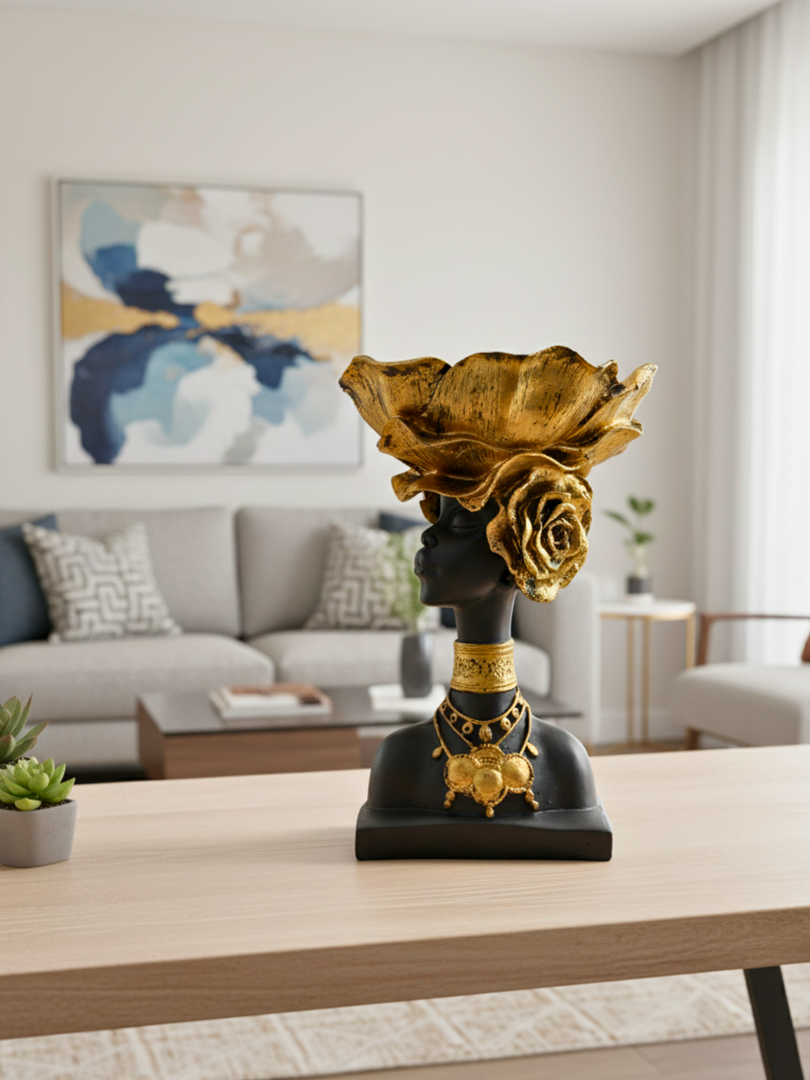 Posh Petal Crown Diva - Premium Handcrafted Showpiece