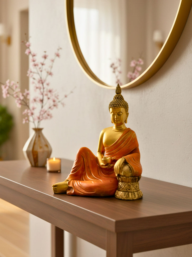 Bhikshapatra Buddha - Premium Polyresin Idol