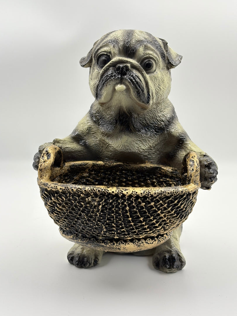 The Butler Pug - Modern Handicraft Showpiece