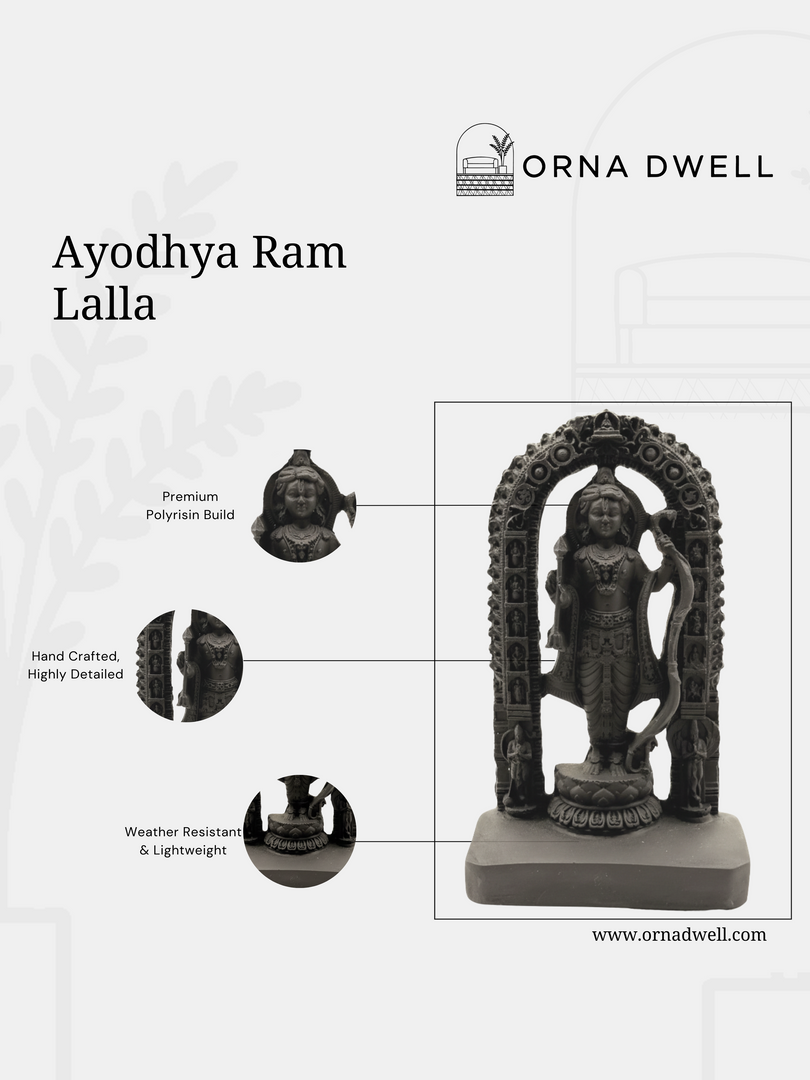 Ayodhya Ram Lalla - Premium Polyresin Idol