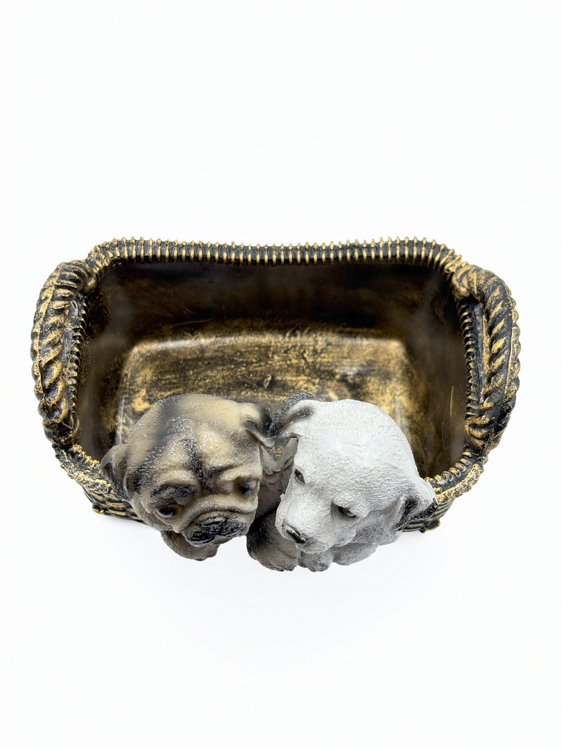 The Noble Tails Duo - Premium Polyresin Figurine Of Cute Dogs