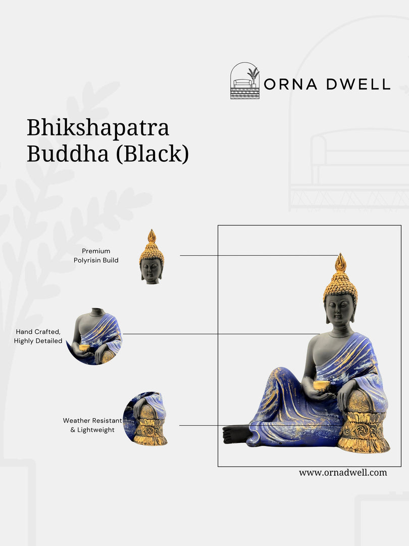 Bhikshapatra Buddha - Premium Polyresin Idol