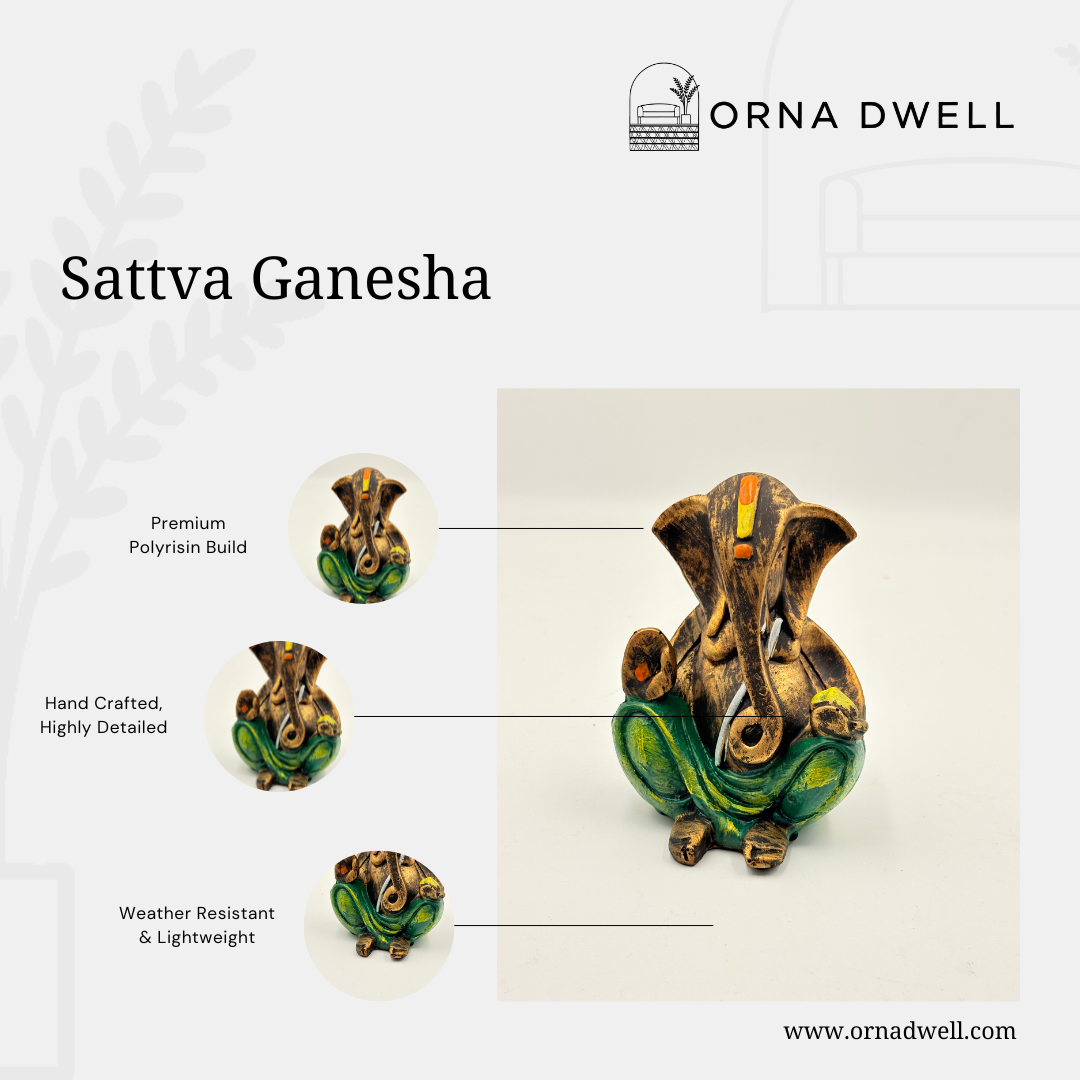 Sattva Ganesha - Premium Religious Idol