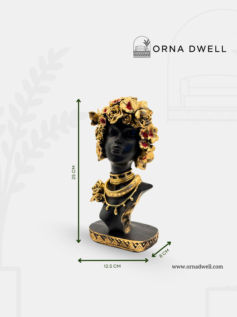African Ebony Empress - Premium Handcrafted Sculpture