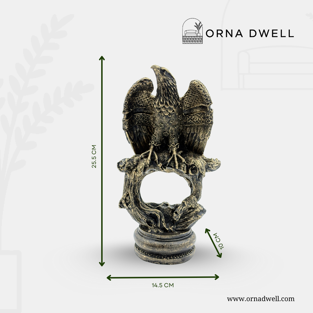Perched Eagle - Premium Handcrafted Figurine