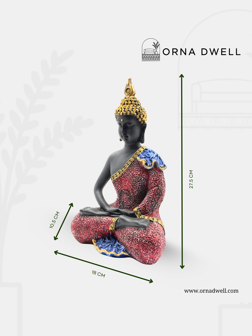 Meditating Buddha - Premium Polyresin Idol