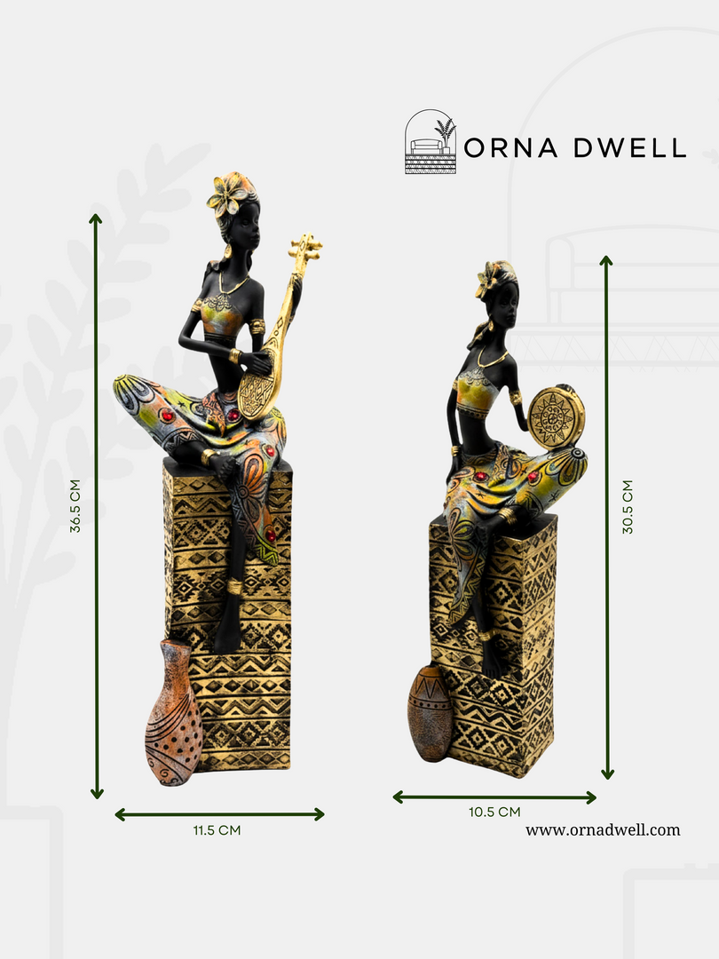 The Harmonious Harmonist Duo  - Premium Polyresin Figurines