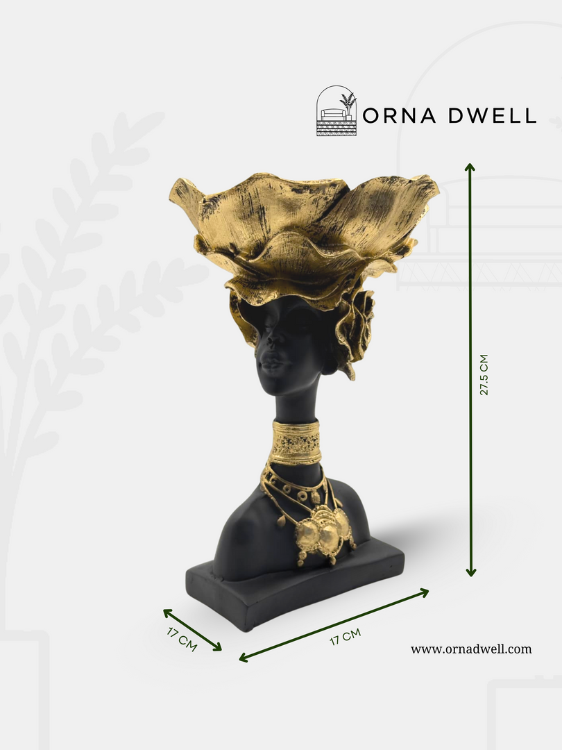 Posh Petal Crown Diva - Premium Handcrafted Showpiece