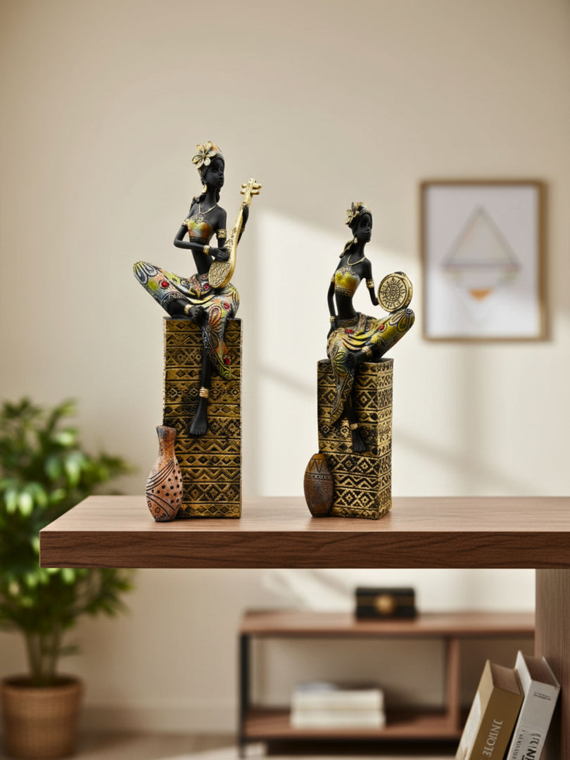 The Harmonious Harmonist Duo  - Premium Polyresin Figurines