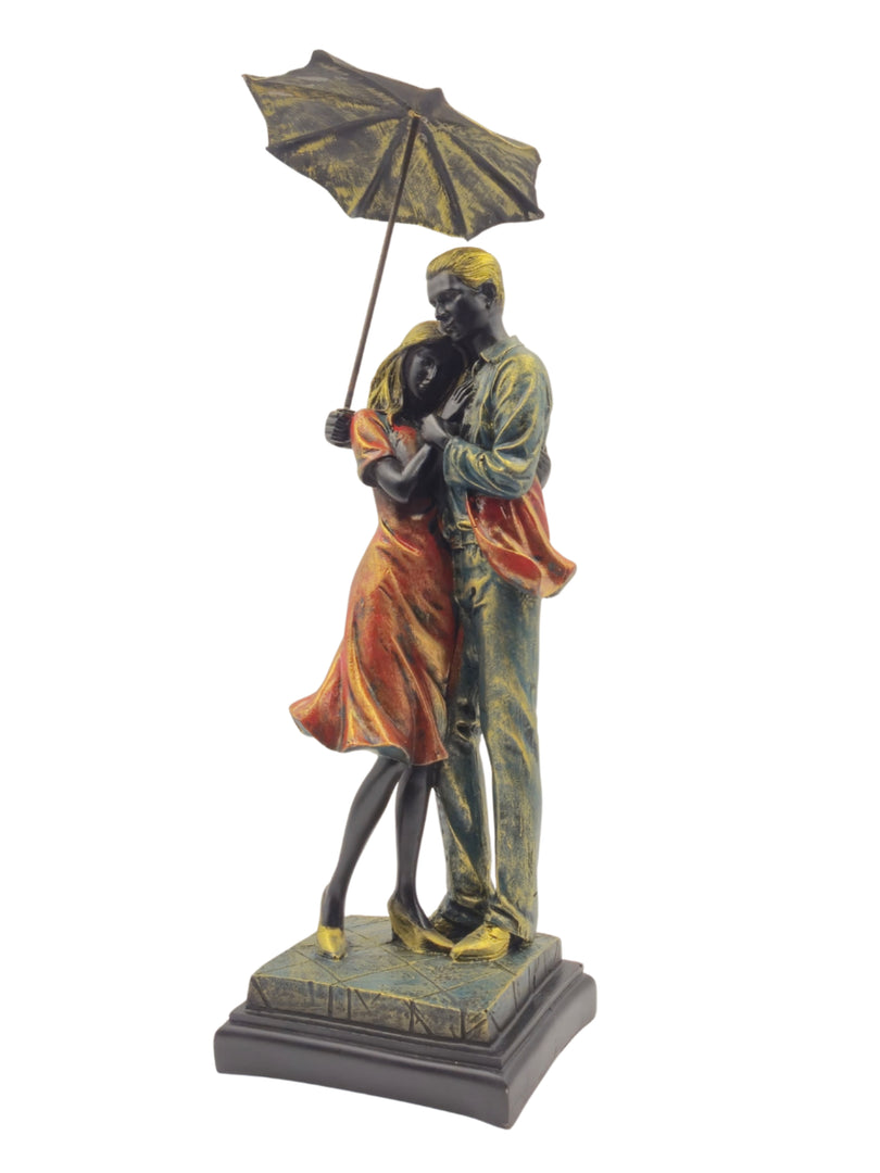 Love Under Umbrella - Beautifully Crafted Romantic Figurine
