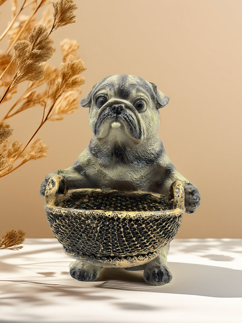 The Butler Pug - Modern & Artistic Handicraft Showpiece