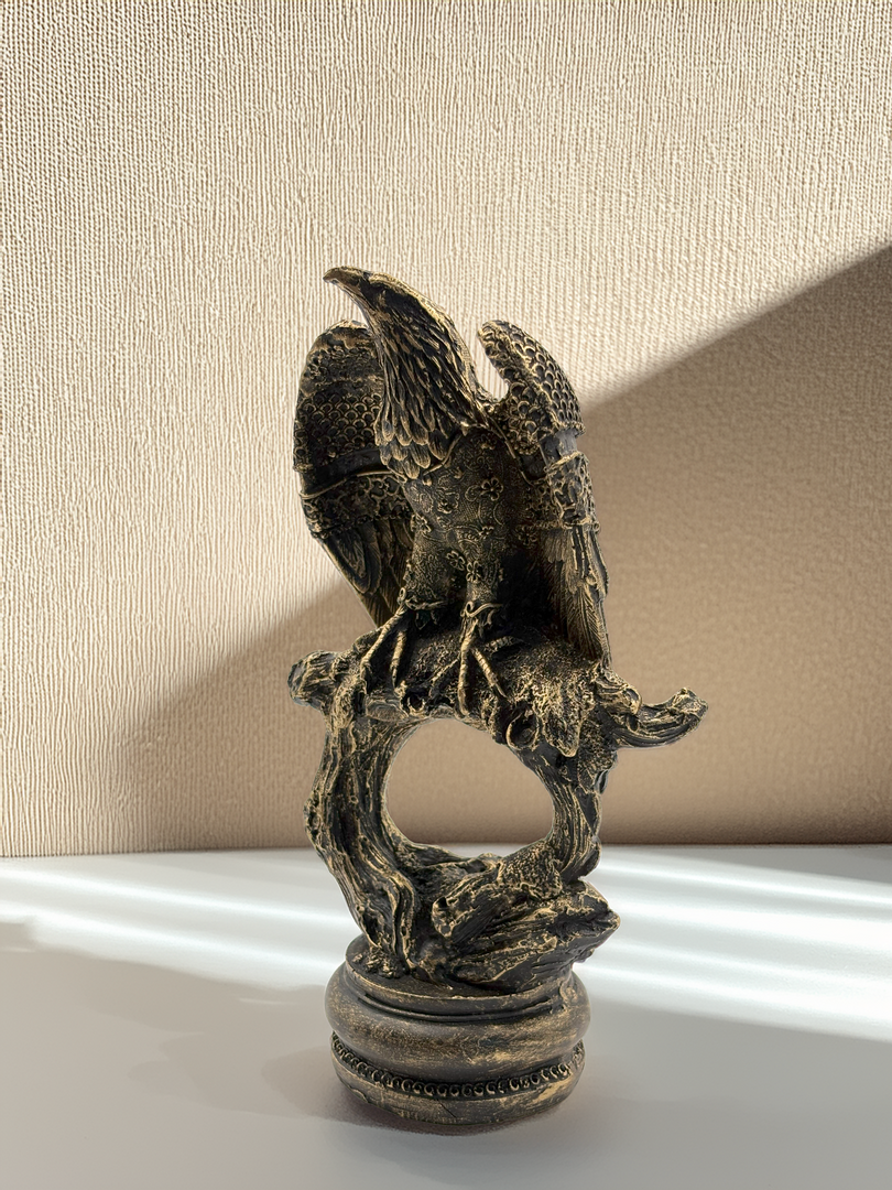 Perched Eagle - Premium Handcrafted Figurine