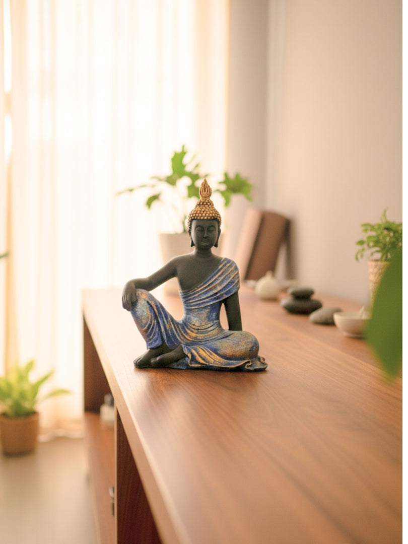 Bhoomiprastha Buddha - Premium Polyresin Idol