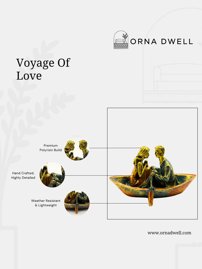 Voyage Of Love - Premium Handcrafted Showpiece