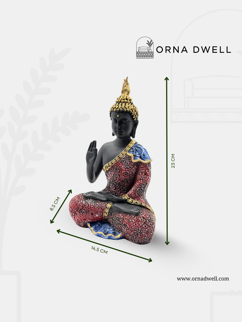 Preaching Buddha Vitarka Mudra - Premium Polyresin Idol