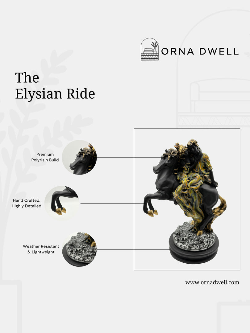The Elysian Ride - Premium Vintage Handicraft Showpiece