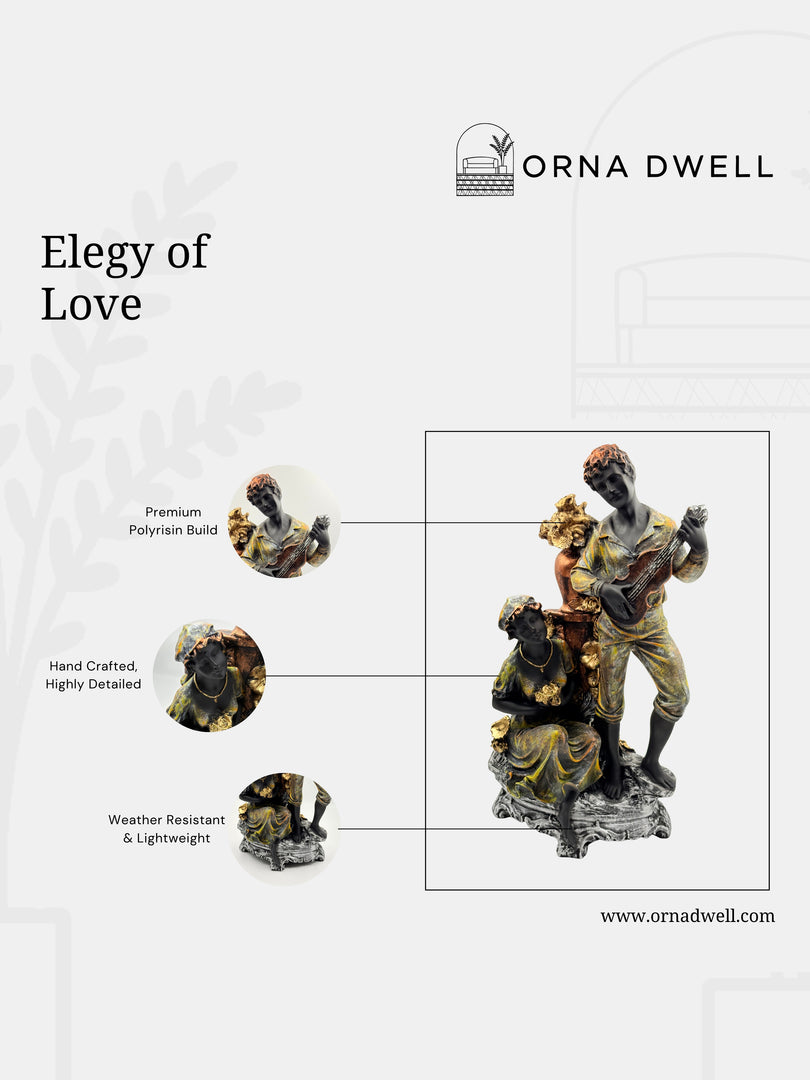 Elegy Of Love - Premium Contemporary Abstract Figurine