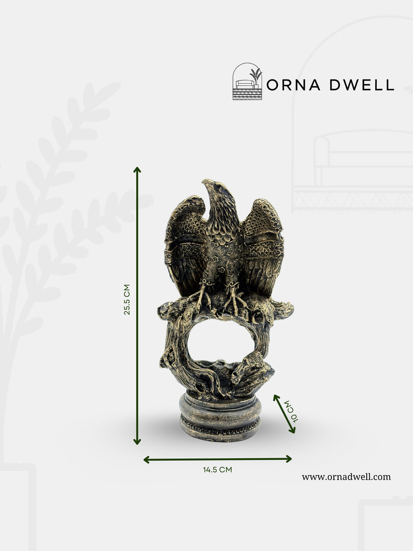 Fairly Perched Eagle - Premium Handcrafted Figurine