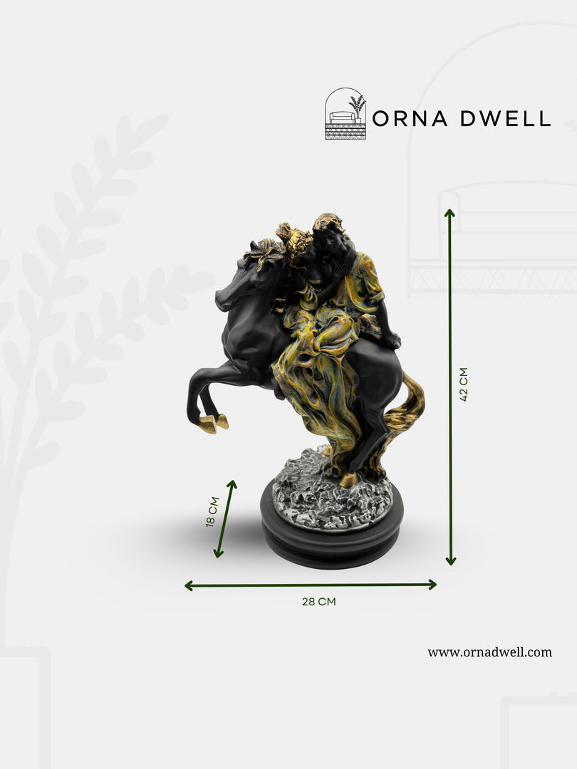 The Elysian Ride - Premium Vintage Handicraft Showpiece