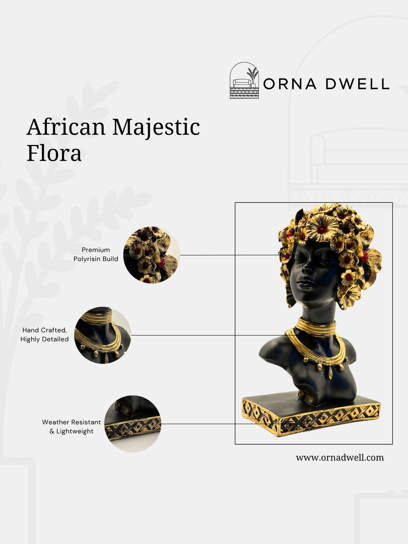 African Majestic Flora - Premium Handcrafted Statue