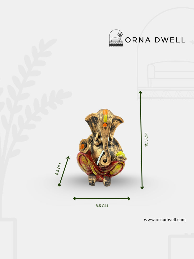 Agni Varn Ganpati - Premium Religious Idol