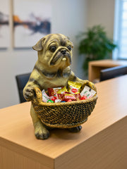 The Butler Pug - Modern & Artistic Handicraft Showpiece